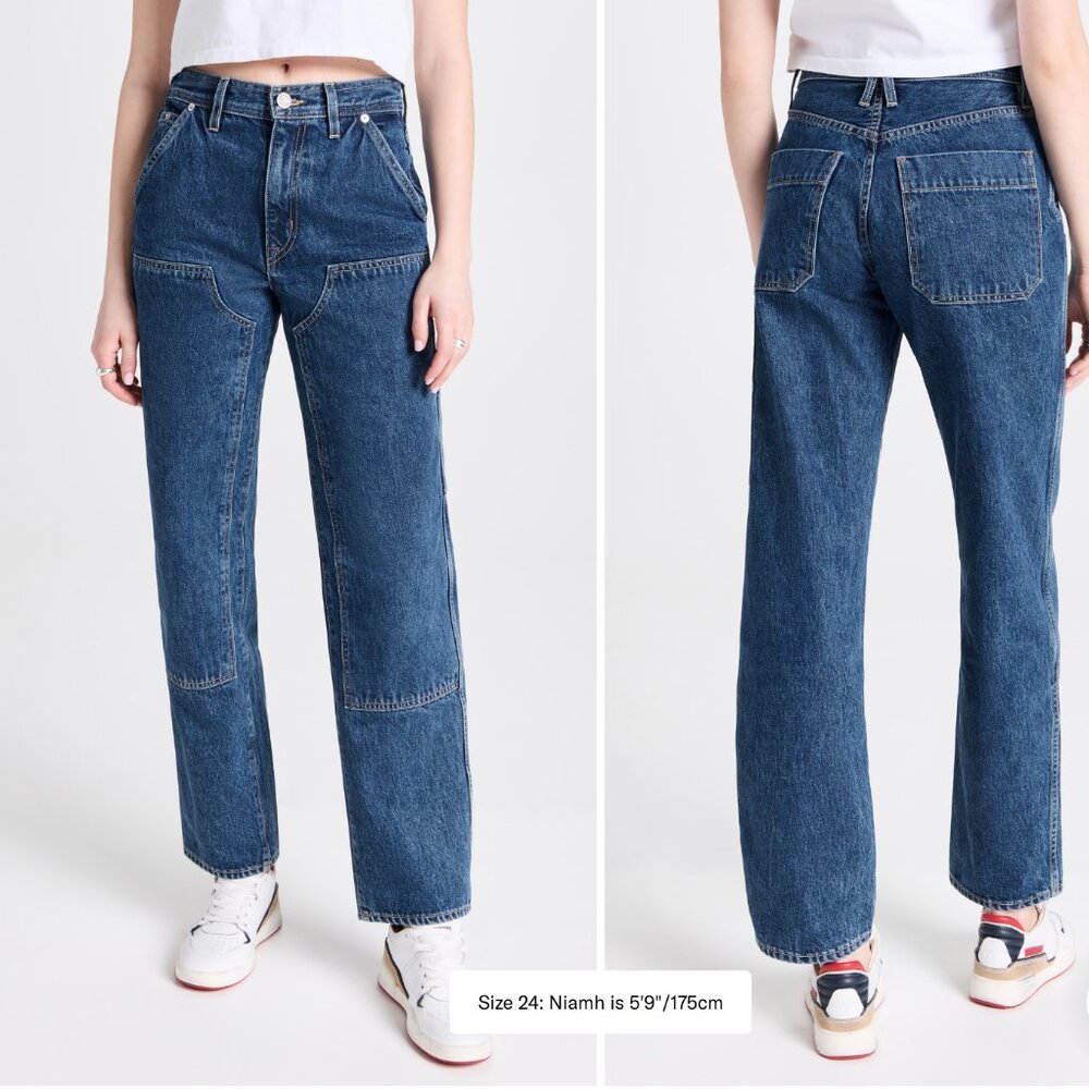 NWT SLVRLAKE Worker Pants, Workwear Jeans, 27